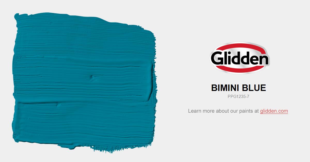 Bimini Blue Paint Color Glidden Colors