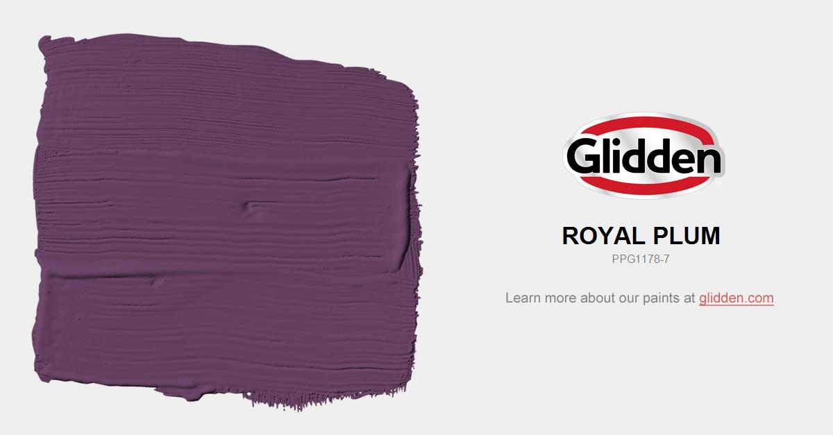 Royal Plum Paint Color Glidden Paint Colors