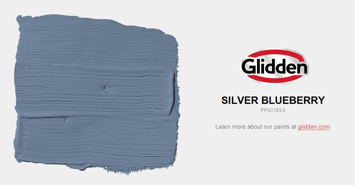 Silver Blueberry Paint Color Glidden Colors