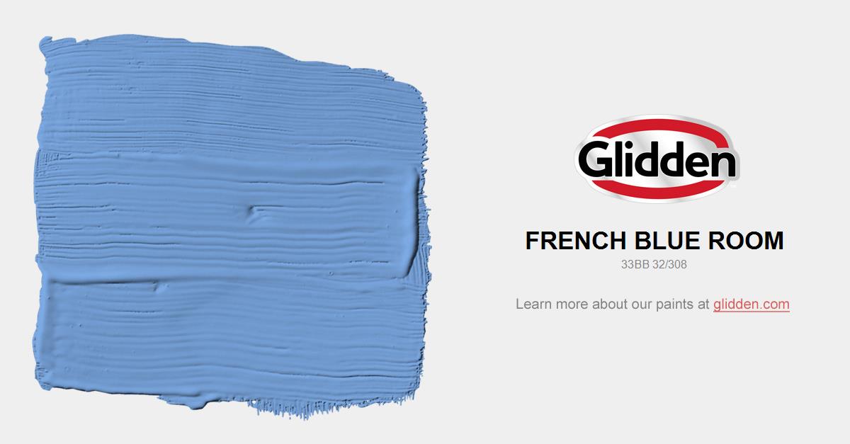 French Blue Room Paint Color Glidden Colors