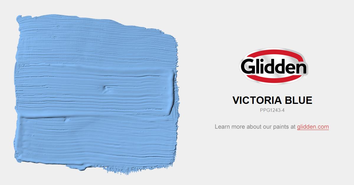 Victoria Blue Paint Color Glidden Colors