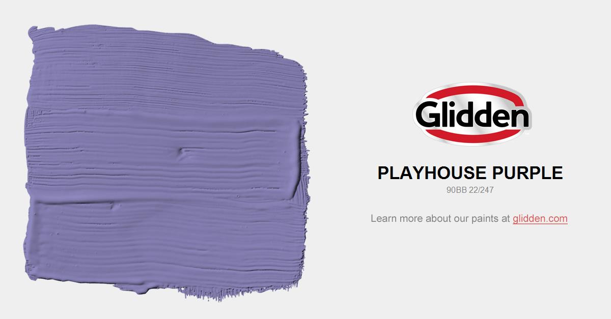 Playhouse Purple Paint Color Glidden Colors