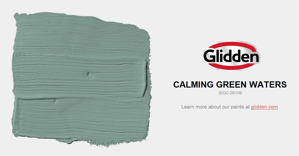 Calming Green Waters Paint Color Glidden Paint Colors