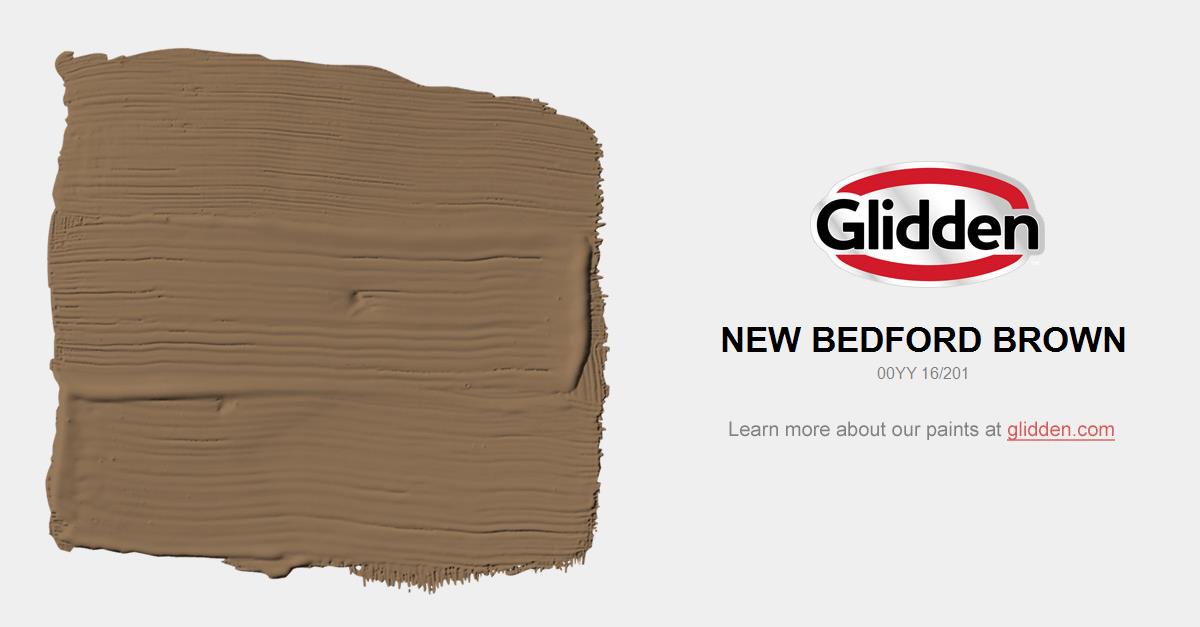 New Bedford Brown Paint Color Glidden Colors