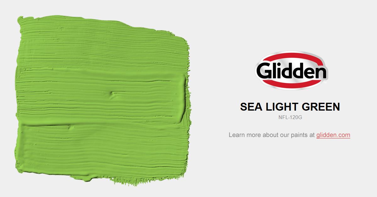 Sea Light Green Paint Color Glidden Colors