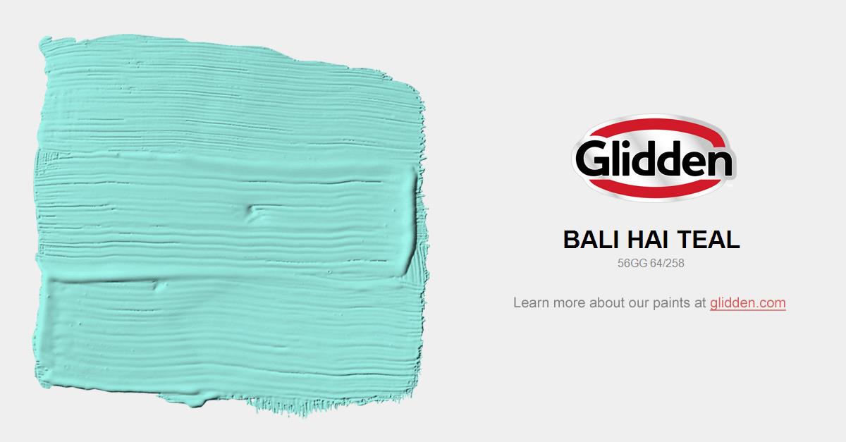 Bali Hai Teal Paint Color Glidden Colors