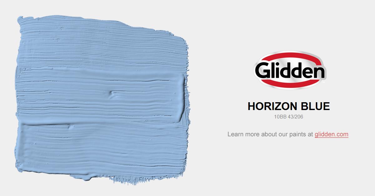 Horizon Blue Paint Color Glidden Colors