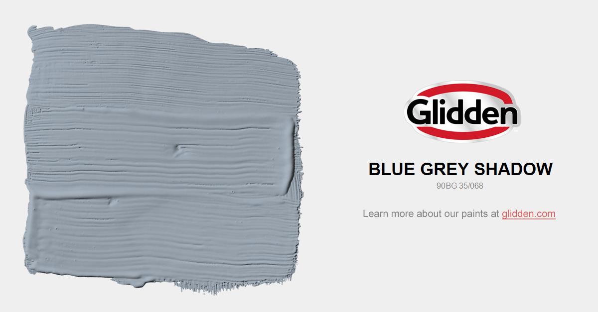 Blue Grey Shadow Paint Color Glidden Colors