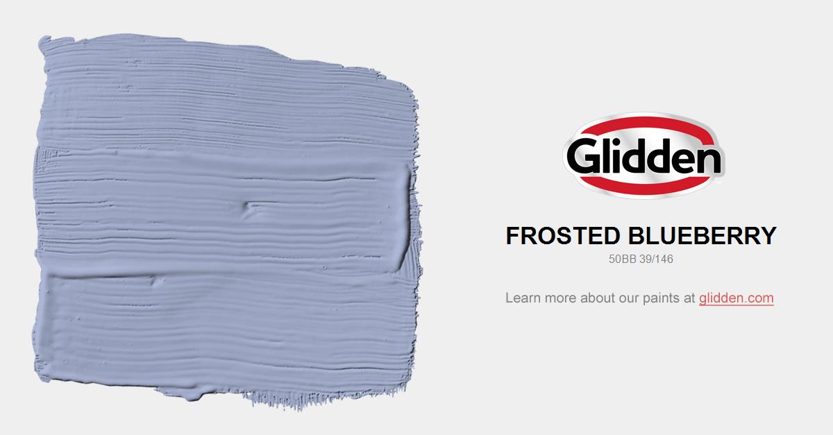 Frosted Blueberry Paint Color Glidden Colors