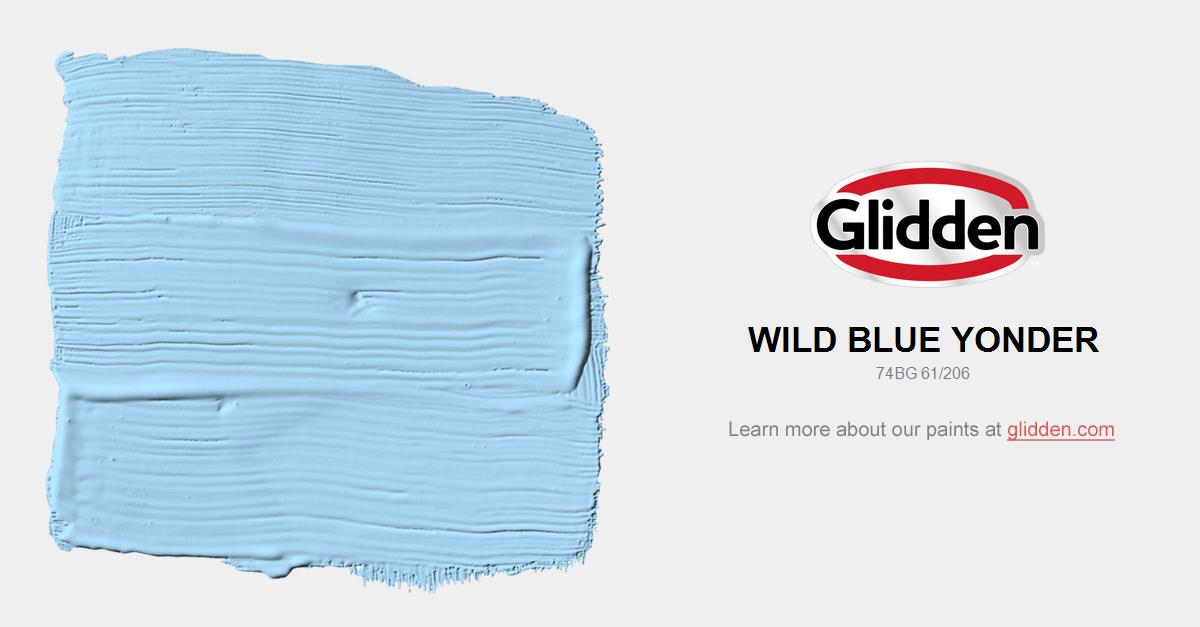 Wild Blue Yonder Paint Color Glidden Colors