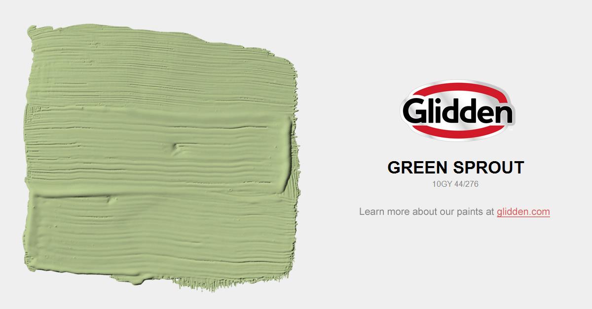 Green Sprout Paint Color Glidden Paint Colors