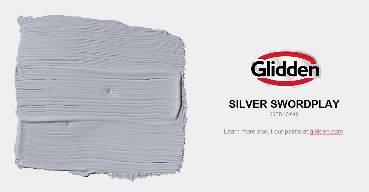Silver Swordplay Paint Color Glidden Colors