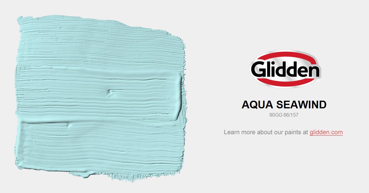 Aqua Seawind Paint Color Glidden Colors