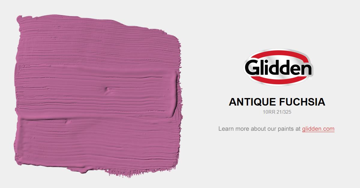 Antique Fuchsia Paint Color Glidden Colors