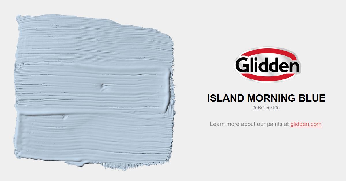 Island Morning Blue Paint Color Glidden Colors
