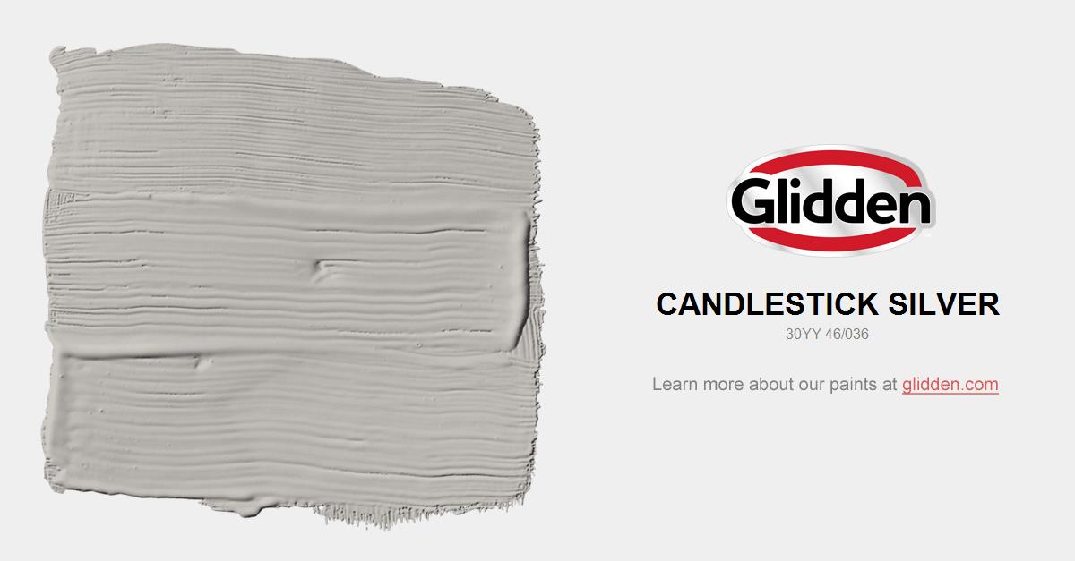 Candlestick Silver Paint Color Glidden Colors