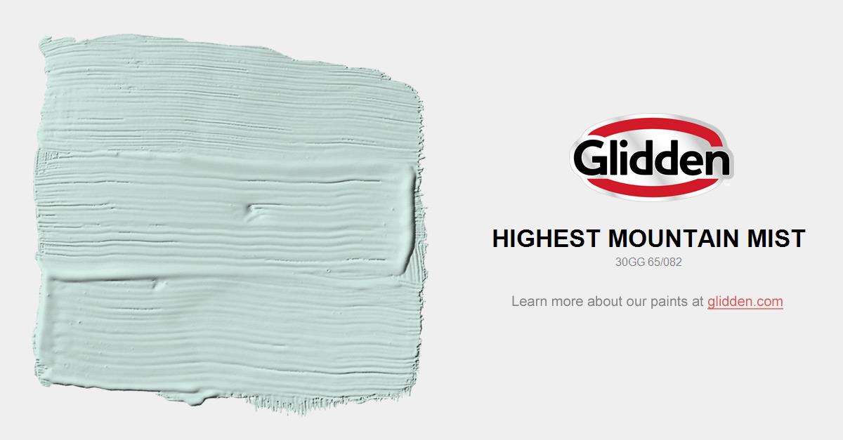 Highest Mountain Mist Paint Color Glidden Colors