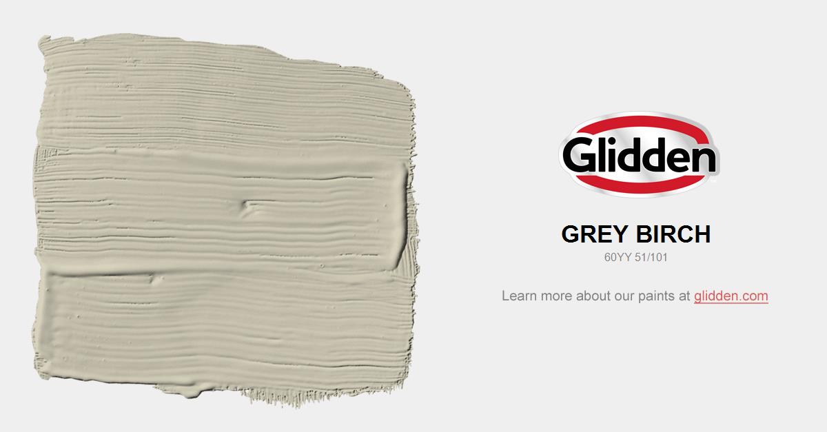 Grey Birch Paint Color Glidden Colors