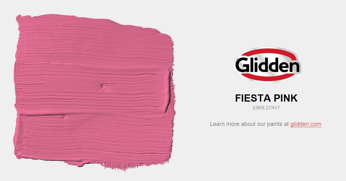 Fiesta Pink Paint Color Glidden Paint Colors