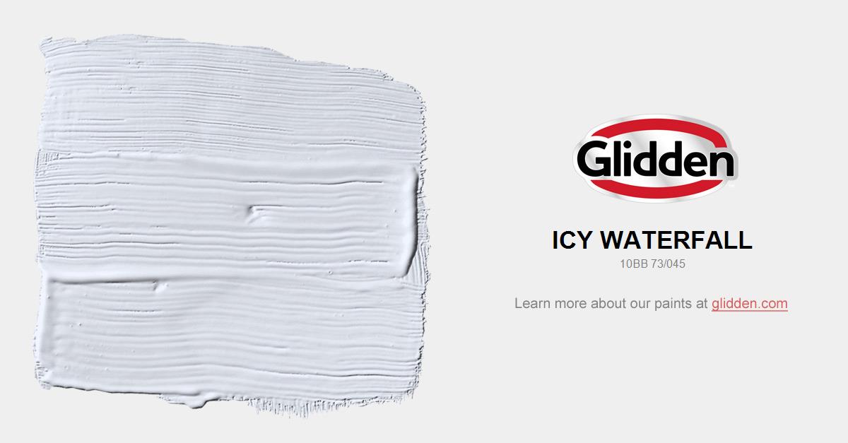 Icy Waterfall Paint Color Glidden Colors