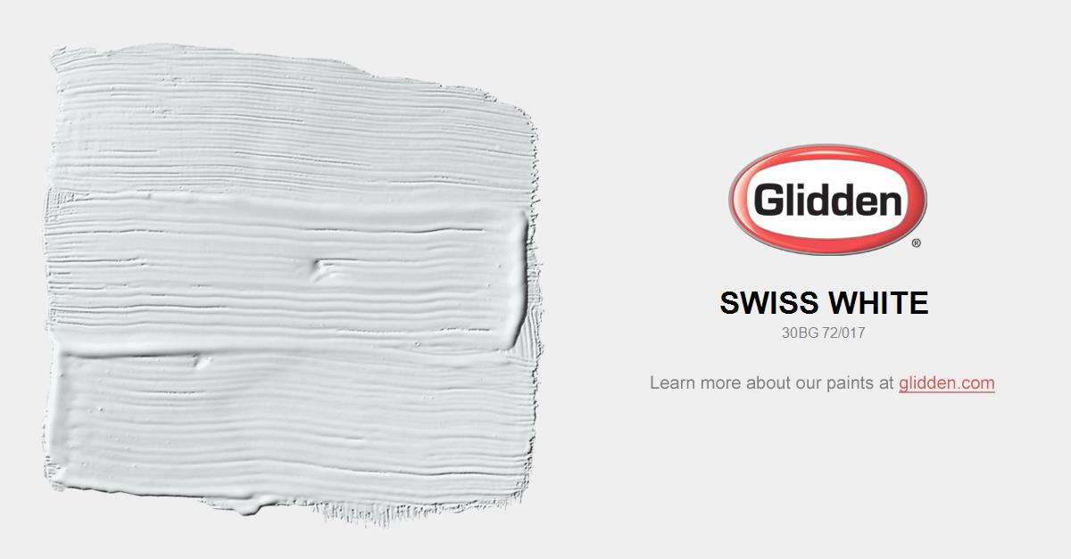 Swiss White Paint Color Glidden Paint Colors