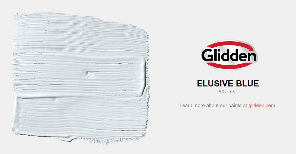 Elusive Blue Paint Color Glidden Colors