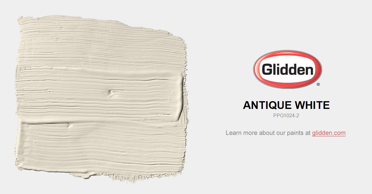 Antique White Paint Color Glidden Colors