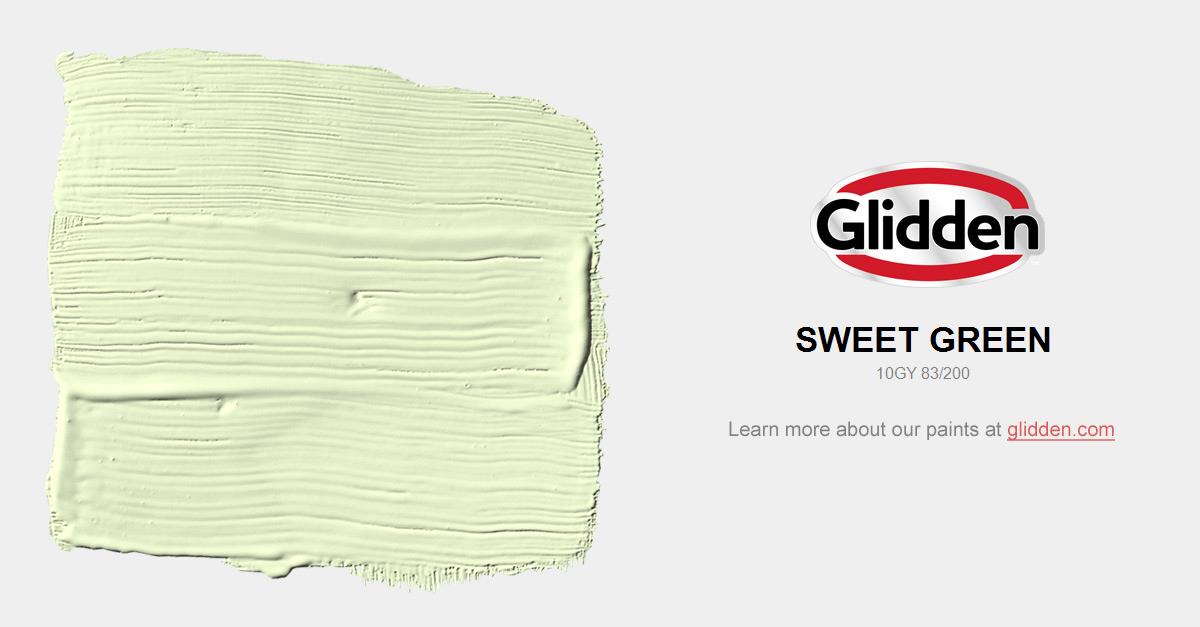 Sweet Green Paint Color Glidden Colors