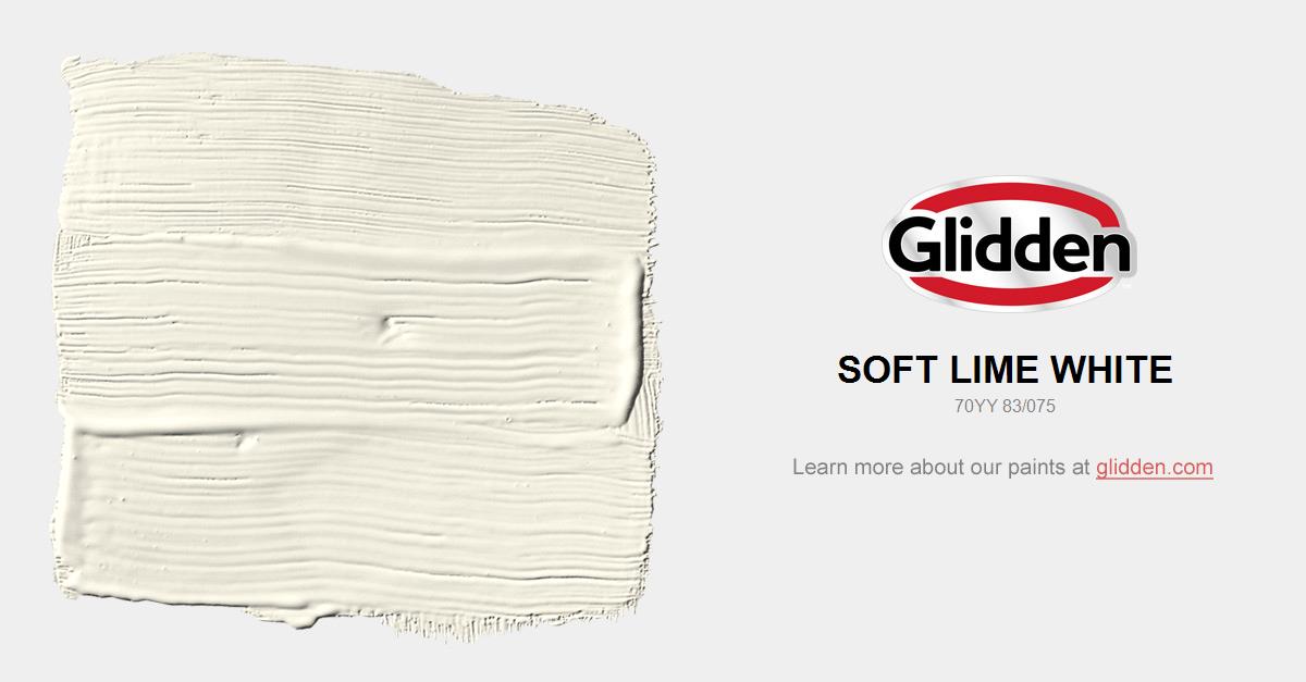 Soft Lime White Paint Color Glidden Colors