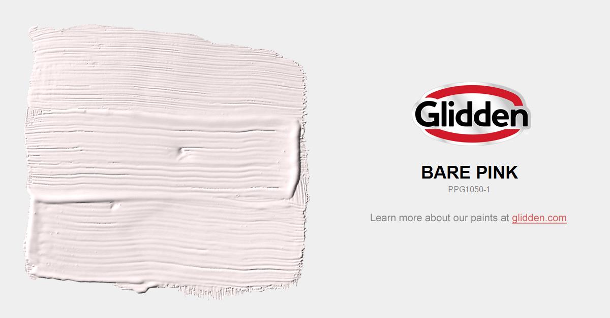 Bare Pink Paint Color Glidden Paint Colors