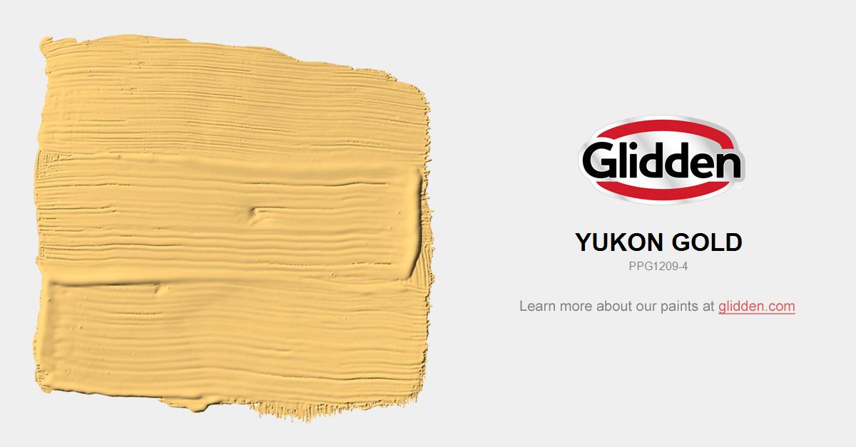 Yukon Gold Paint Color Glidden Colors