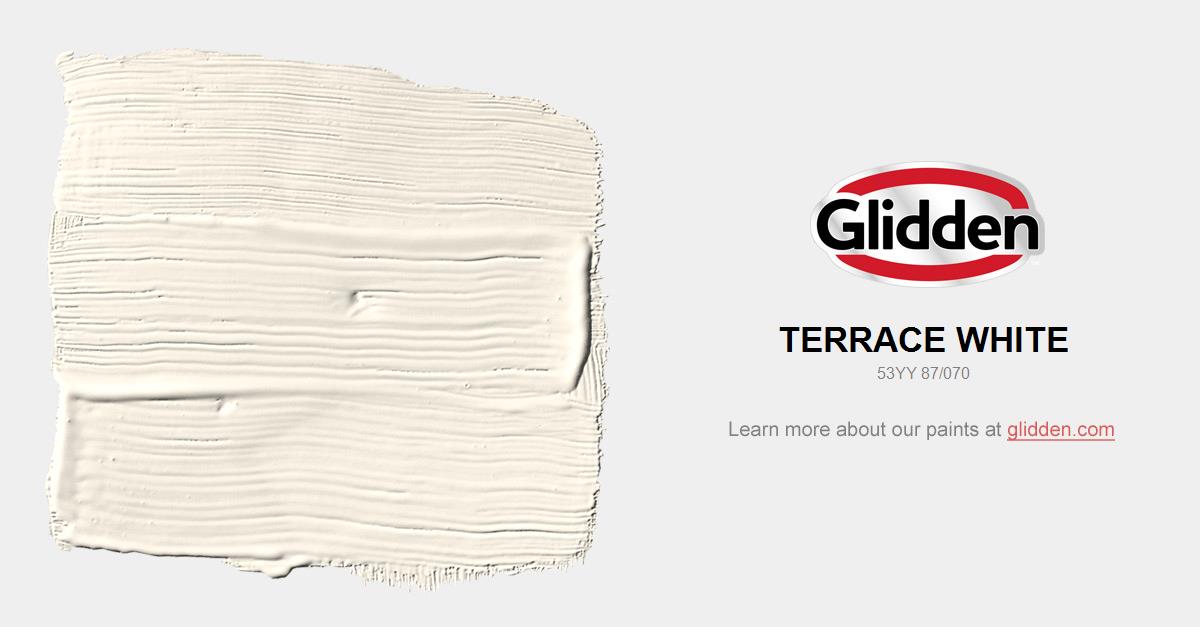 Terrace White Paint Color Glidden Colors