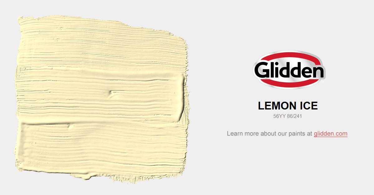 Lemon Ice Paint Color Glidden Colors