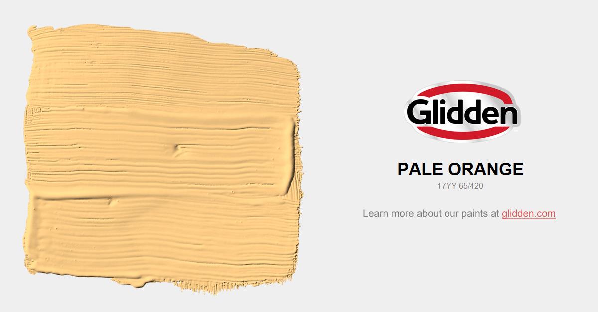 Pale Orange Paint Color Glidden Paint Colors