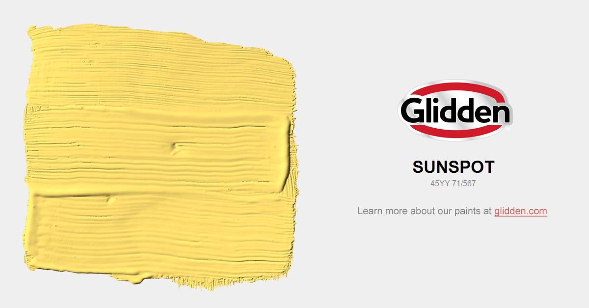 Sunspot Paint Color Glidden Colors