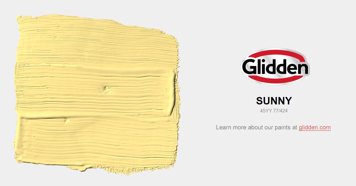 Sunny Paint Color Glidden Paint Colors