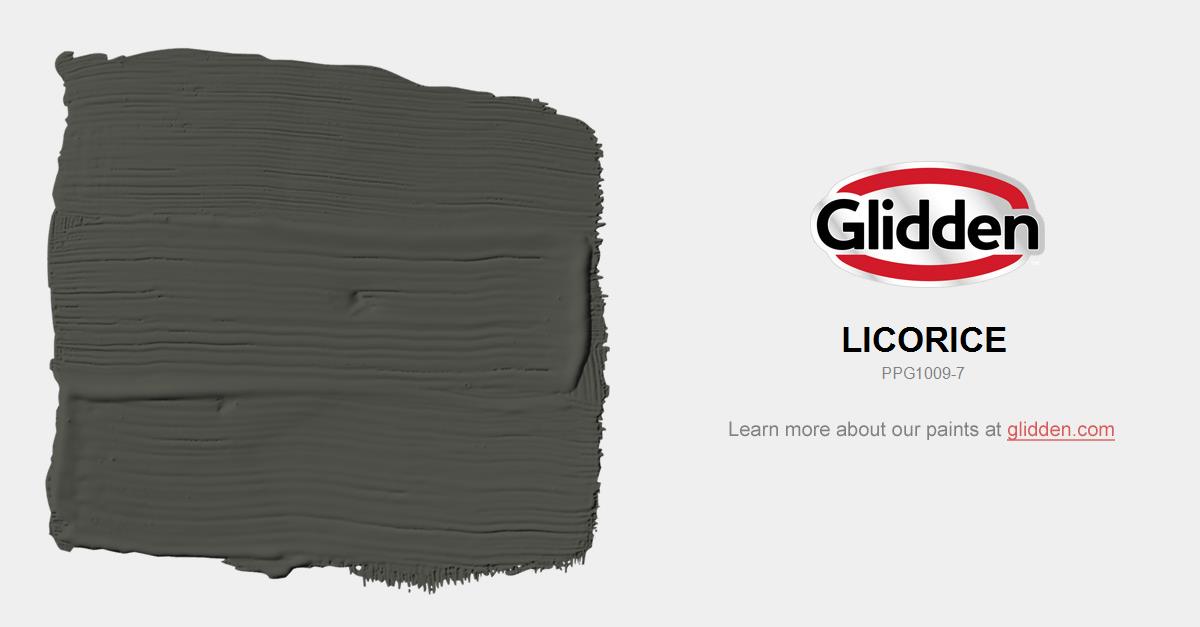 Licorice Paint Color Glidden Colors