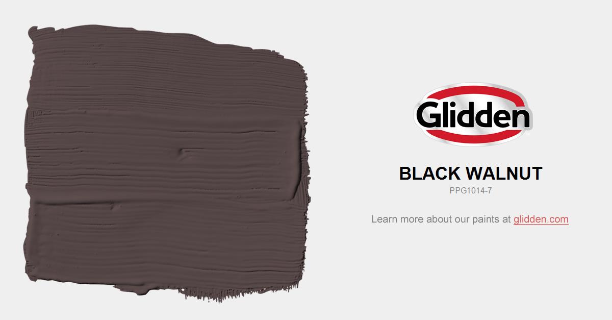 Black Walnut Paint Color Glidden Colors
