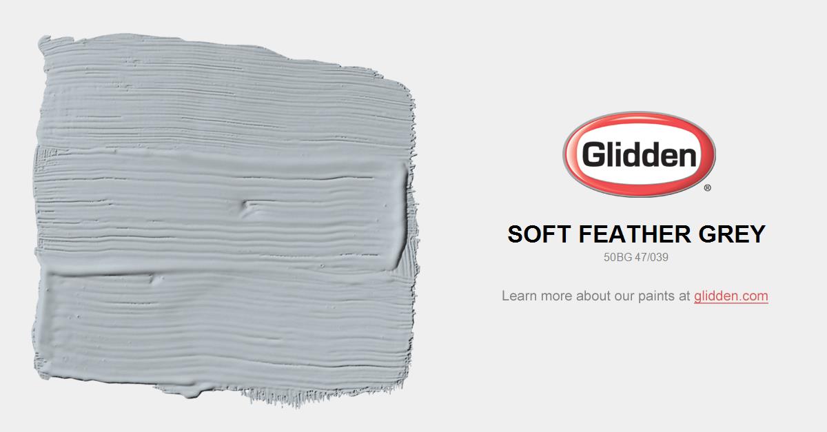 Soft Feather Grey Paint Color Glidden Colors