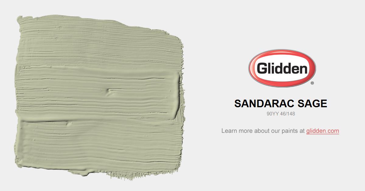 Sandarac Sage Paint Color - Glidden Paint Colors