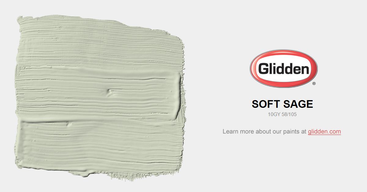 Soft Sage Paint Color Glidden Colors