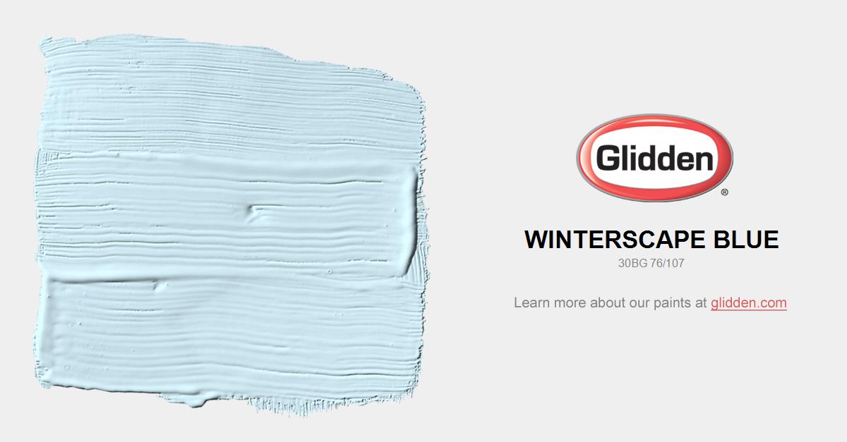 Winterscape Blue Paint Color Glidden Paint Colors